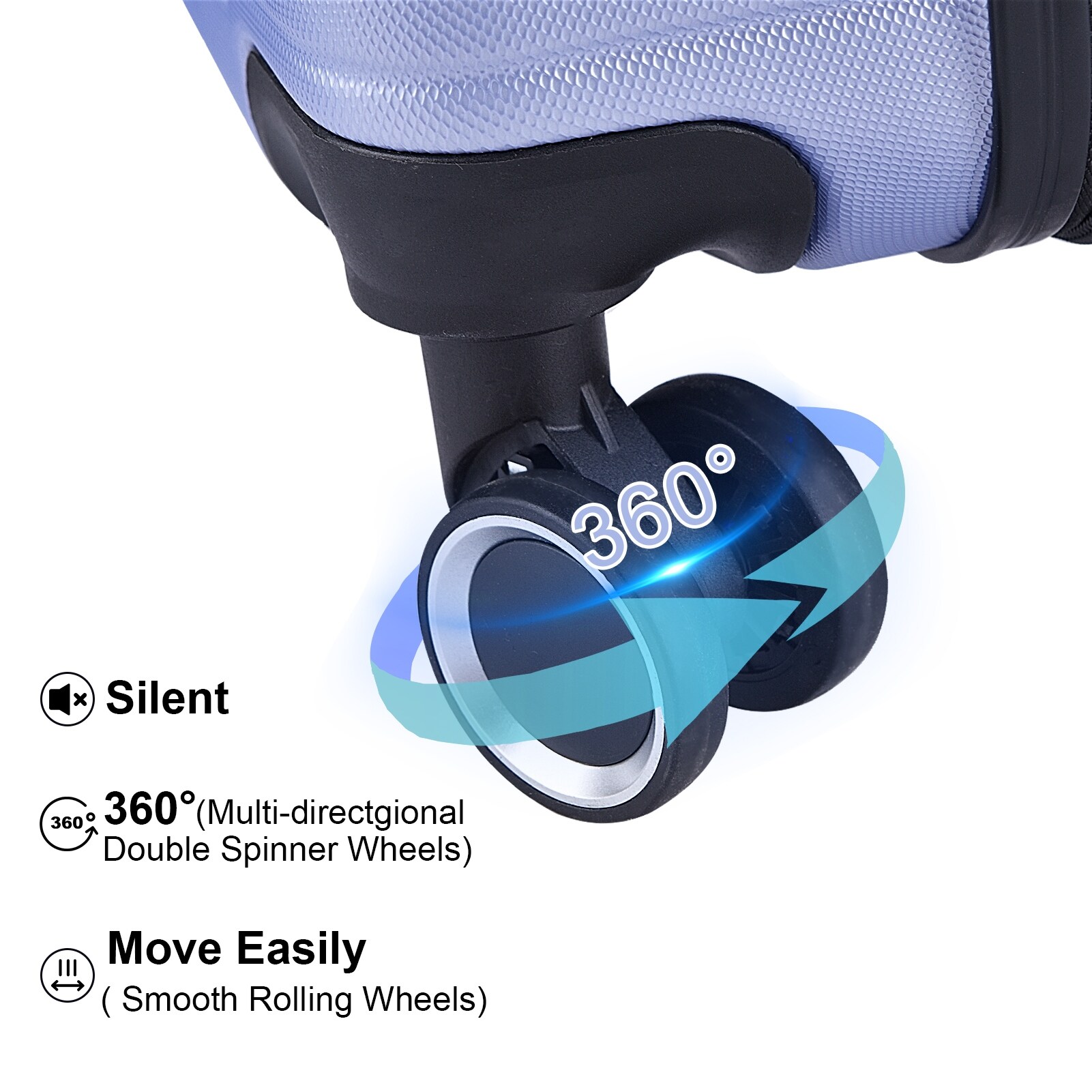 Luggage Expandable ABS Hardside Carry-on Suitcase with TSA-image