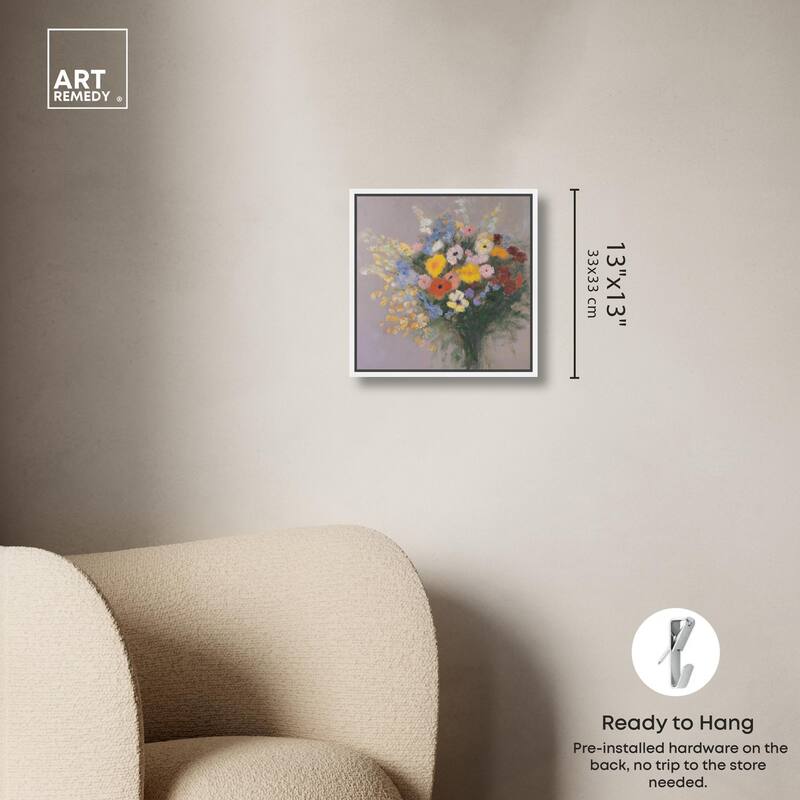 Meadow Flowers Canvas by Art Remedy
