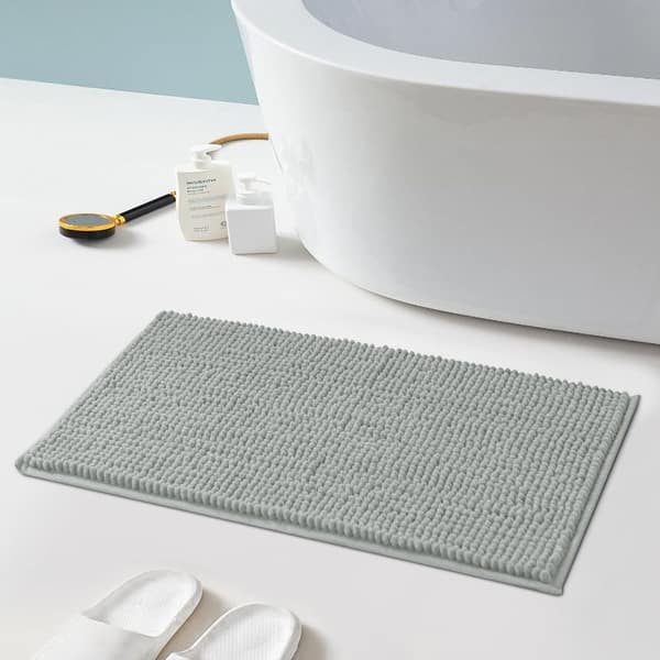 Subrtex Luxury Chenille Bath Rugs Soft Bathroom Mats - On Sale - Bed Bath &  Beyond - 32975055