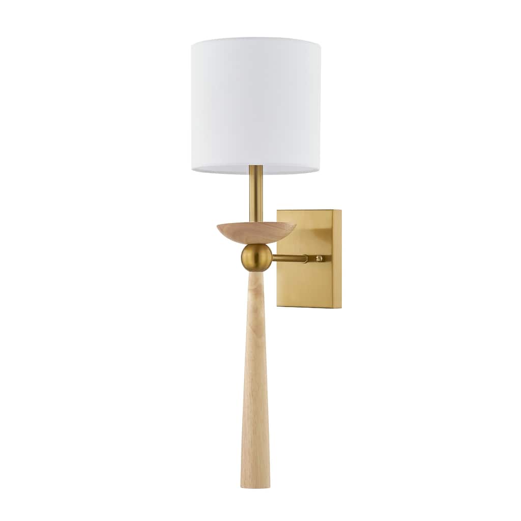 Bea Wood Wall Sconce, Natural
