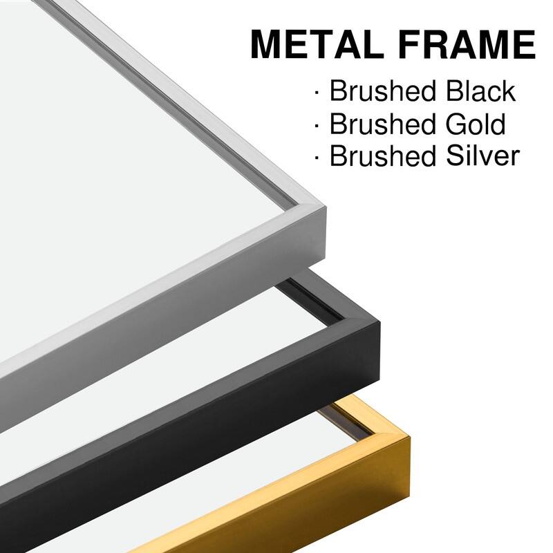 Full Length Free Standing Body Mirror Metal Framed Wall Mirror Large Floor Mirror