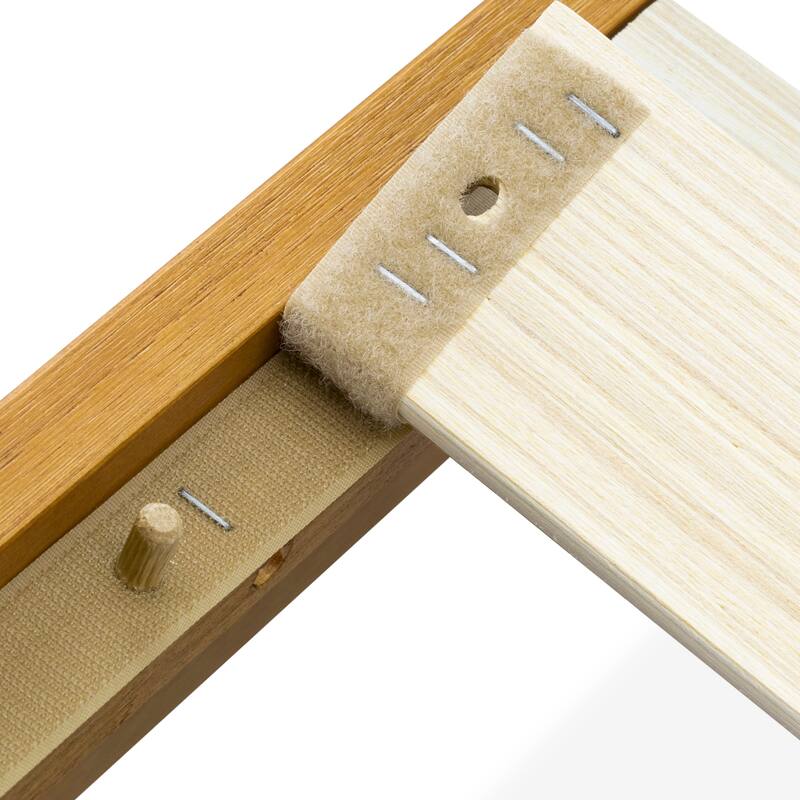 East West Furniture King Platform Bed Frame with 4 Solid Wood Legs and 2 Extra Center Legs (Bed Frame Color Options)