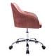 preview thumbnail 13 of 117, Corvus Braff Velvet Upholstered Adjustable Ergonomic Office Chair