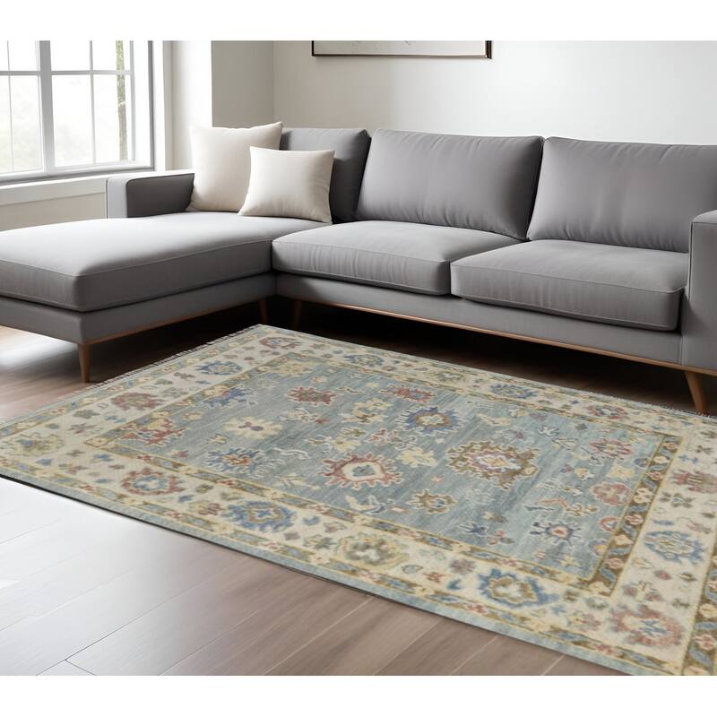 HomeRoots Floral Bohemian Rectangle Area Rug - 144.00 in. x 108.00 in. x 0.40 in. - 144.00 in. x 108.00 in.  x 0.40 in.