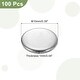 100 Disques En Acier Inoxydable 15/32" X 1 Mm - Pour Bricolage, Marque Uxcell
