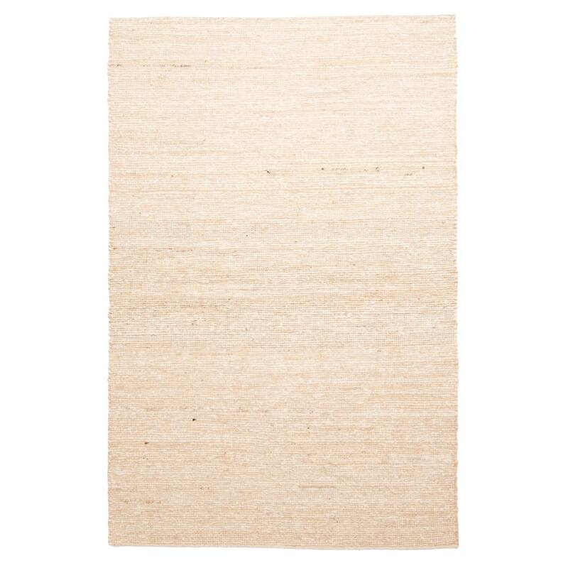 ECARPETGALLERY Braid weave Sienna Tan Wool Rug - 5'1 x 7'11