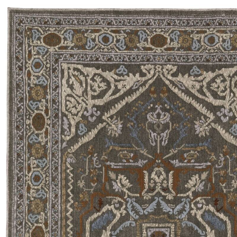 HomeRootsMedallion Traditional Runner Area Rug