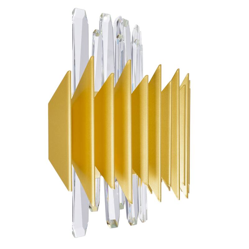 Cityscape 7 Light Wall Sconce With Satin Gold Finish - Satin Gold