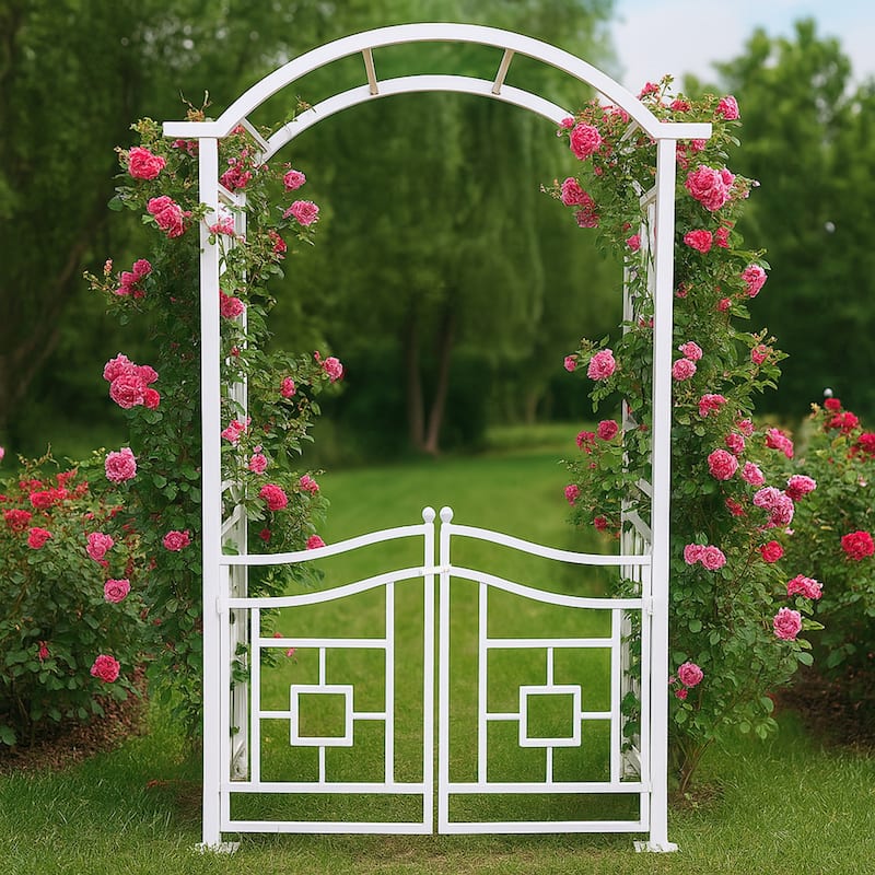 Aluminum Garden Arch with Gate