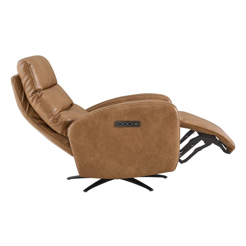 Spruce & Spring Triple-Motor Power Swivel Recliner Chair with Power Headrest