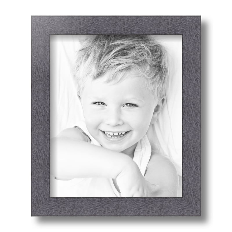 ArtToFrames Maddo Modern 8.5x11 Inch Picture Frame, 1.25 Inch MDF Poster Frame Available in Multiple Colors (FRBW72079-8.5x11)