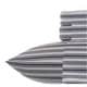 preview thumbnail 28 of 139, Nautica Cotton Percale Deep Pocket Bed Sheet Sets Full - Coleridge Charcoal Stripe