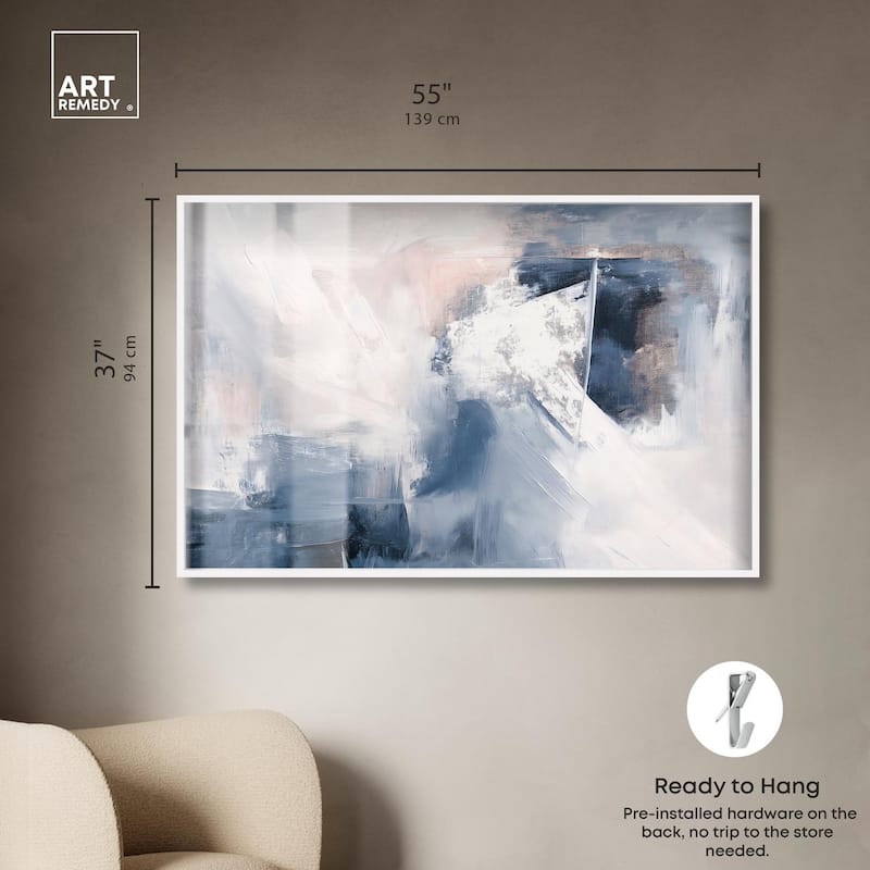 Blue Rapture II Shadowbox by Art Remedy