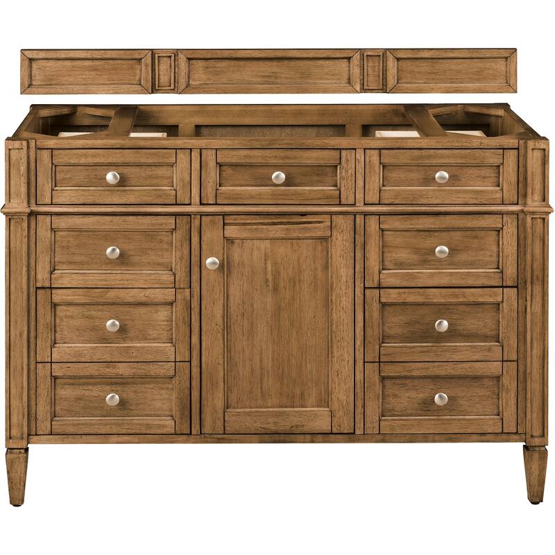 James Martin Vanities 650-V48-M Brittany 48" Free Standing Single - Saddle Brown