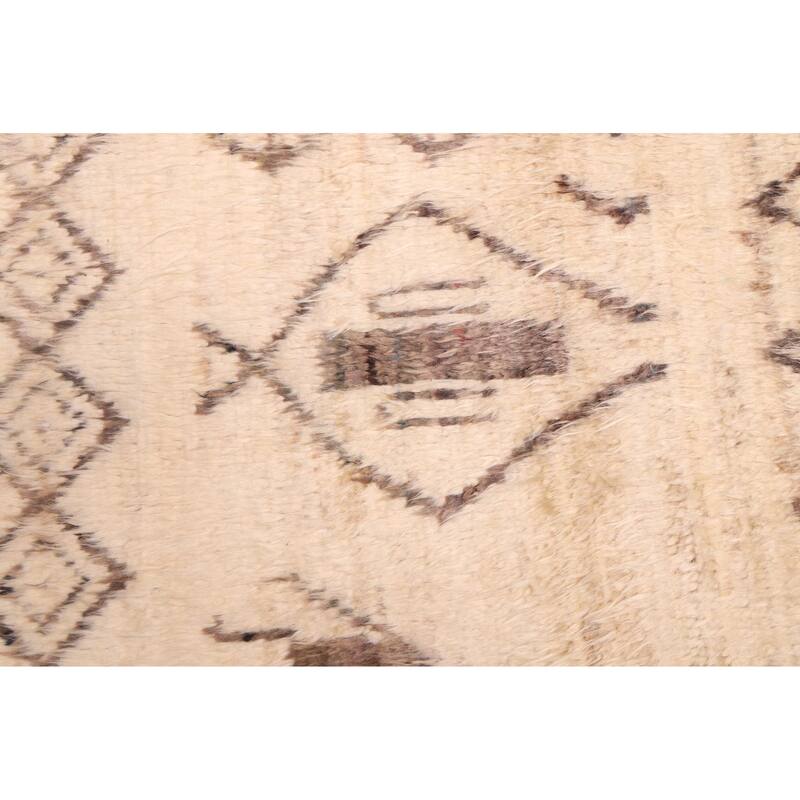 ECARPETGALLERY Hand-knotted Pak Finest Marrakesh Beige Wool Rug - 5'11 x 7'9