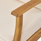 preview thumbnail 3 of 5, Illona Outdoor Acacia Sofa Set by Christopher Knight Home