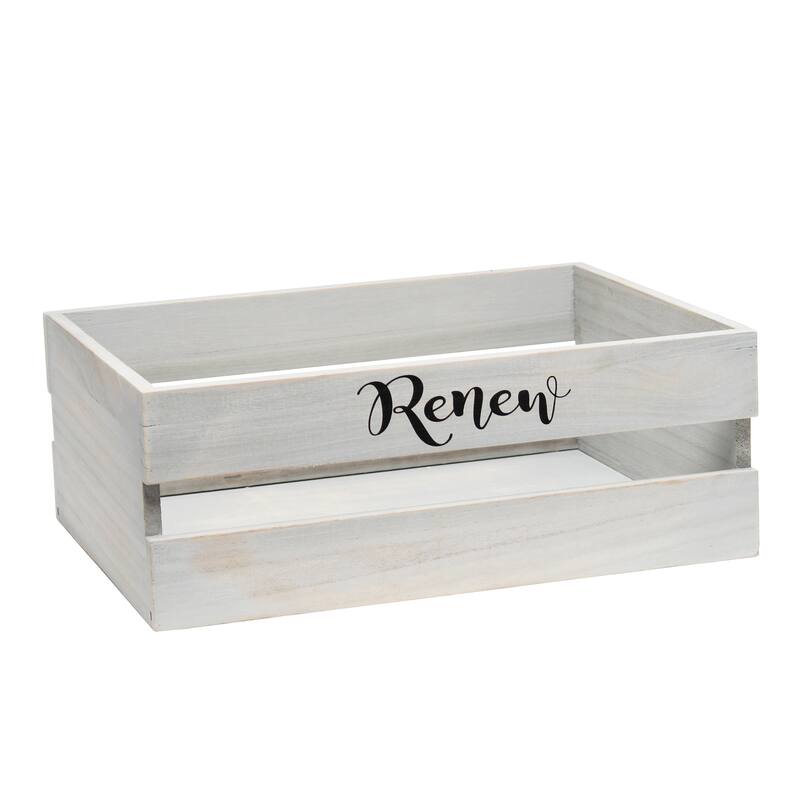 Elegant Designs Three Piece Decorative Wood Bathroom Set