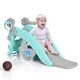 preview thumbnail 12 of 17, 4-in-1 Rocking Horse and Slide Set for Kids - 41.5”x28” x 22.5” (L x W x H)