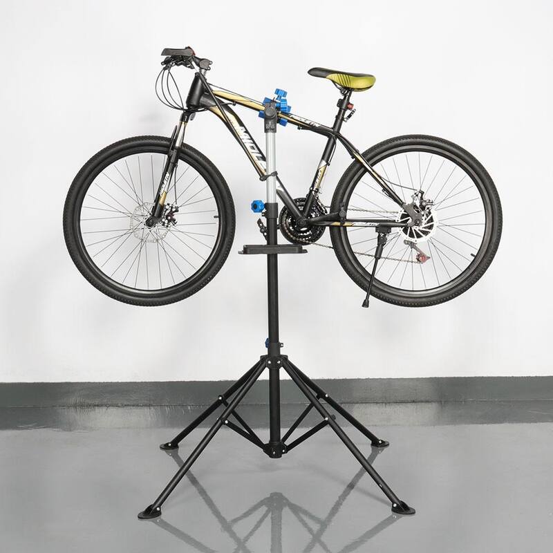 Yaheetech Bicycle Pro Mechanic Bicycle Repair Workshop Stand Rack - Black