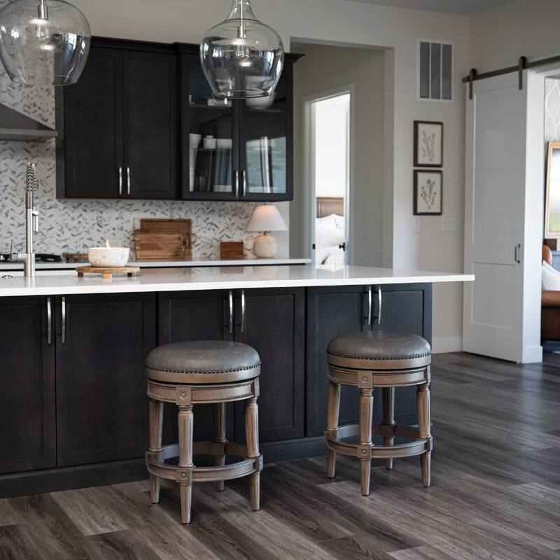 Maven Lane Pullman Backless Swivel Kitchen Stool