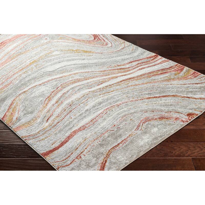 Livabliss San Fran Marbled Abstract Area Rug
