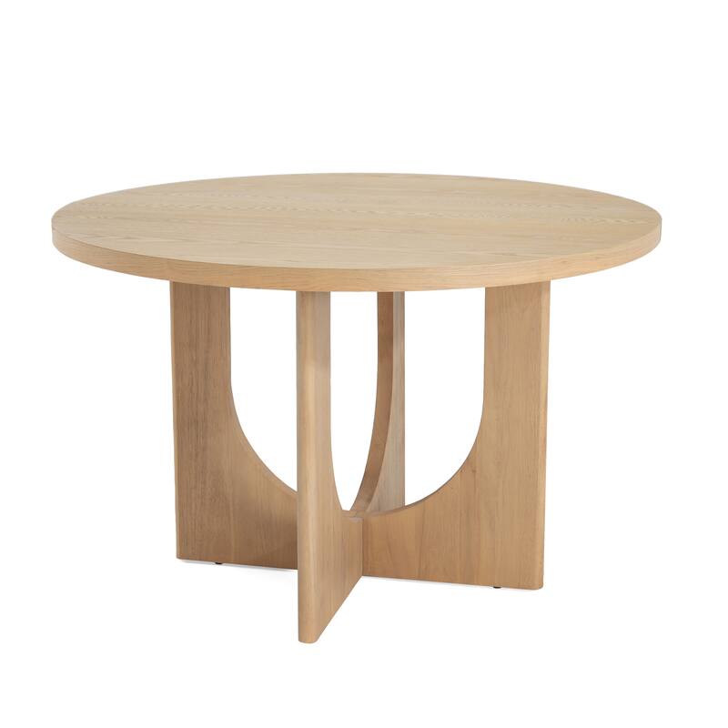 Christopher Knight Home - Holden Elegant 48" Round Dining Table with Sturdy Pedestal Base