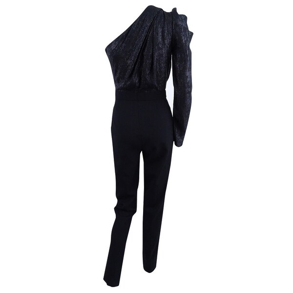 white shimmer jumpsuit