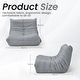 preview thumbnail 3 of 39, EROMMY Bean Bag Chair Togo Sofa - 28D Memory Foam Floor Chair for Adults & Kids, Lightweight Fabric Lounger in 5 Colors