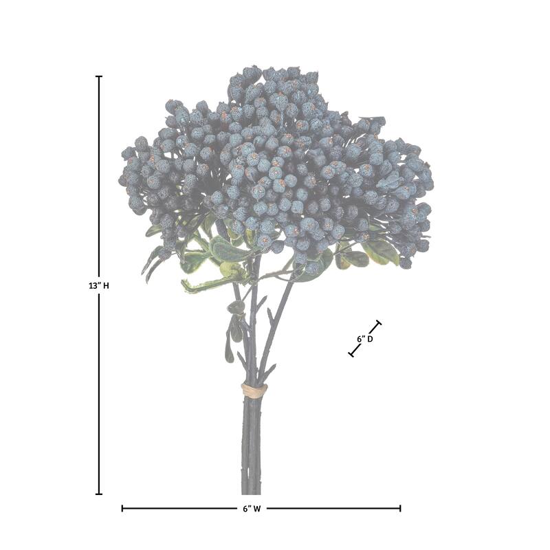 13" Cottage Berry Bundle Set of 2