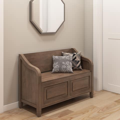 WYNDENHALL Hampshire SOLID WOOD 42 inch Wide Traditional Entryway ...