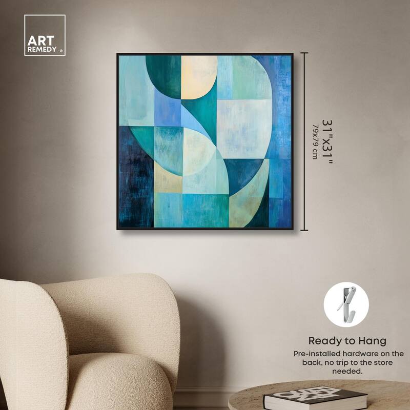 Color Blocks I Canvas by Art Remedy
