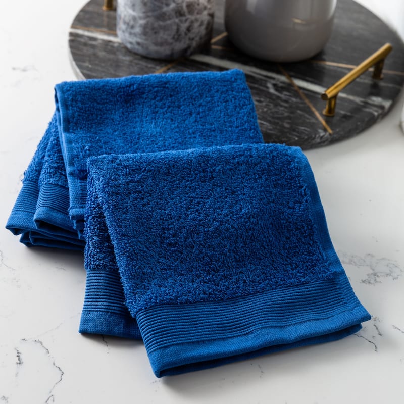 Fabstyles Camelot Face Towel Zero Twist 600 GSM Cotton Set of 6 - 13"x13"