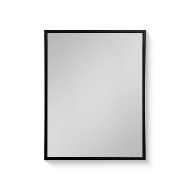 Rectangular Metal Medicine Cabinet with Mirror