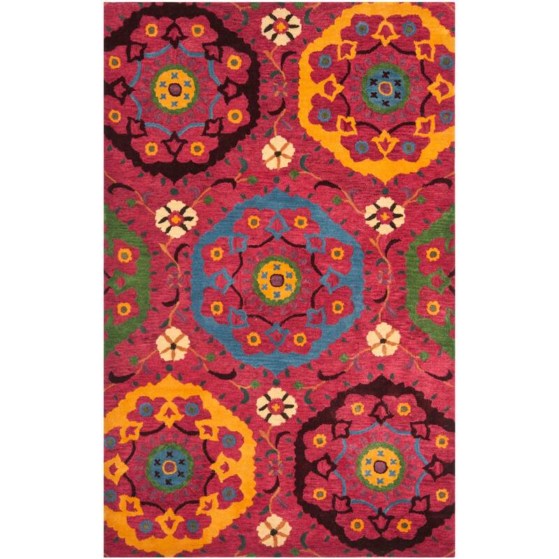 SAFAVIEH Handmade Wyndham Manlia Modern Wool Rug