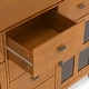 preview thumbnail 54 of 78, WYNDENHALL Stratford Solid Wood Transitional Sideboard Buffet - 54 inch Wide