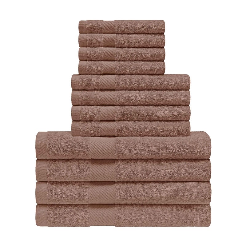 Superior Ismailia Egyptian Cotton 12-Piece Towel Set