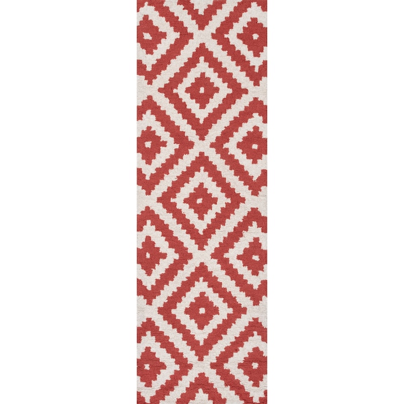 Nuloom Kellee Hand Tufted Geometric Wool Area Rug