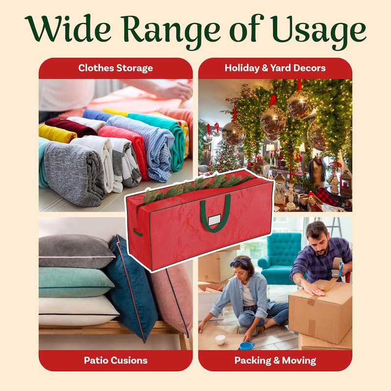 Christmas Tree Storage Bag - Protects Holiday Decorations & Artificial Trees by Elf Stor