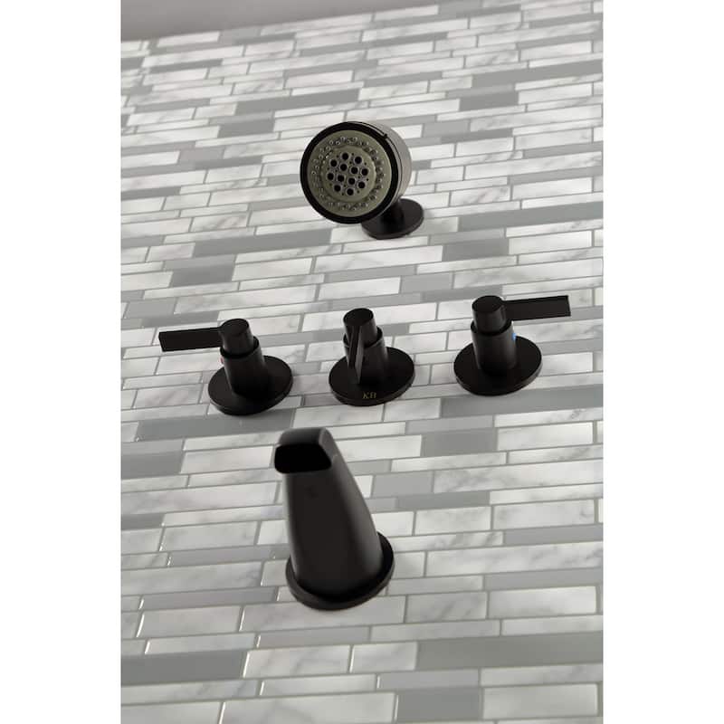Kingston Brass NuvoFusion Tub and Shower Trim Package with 1.8 GPM