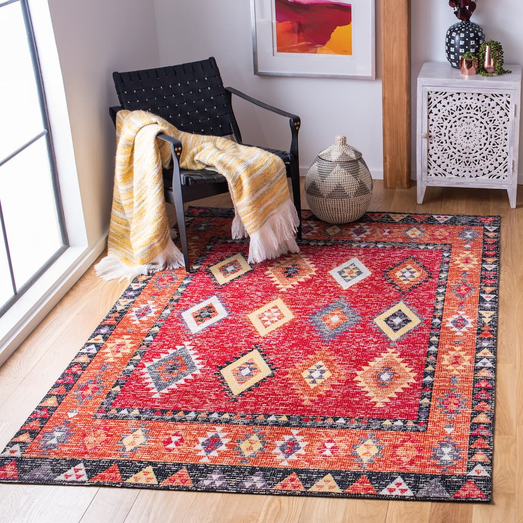 SAFAVIEH Montage Tiia Indoor/ Outdoor Waterproof Patio Backyard Rug