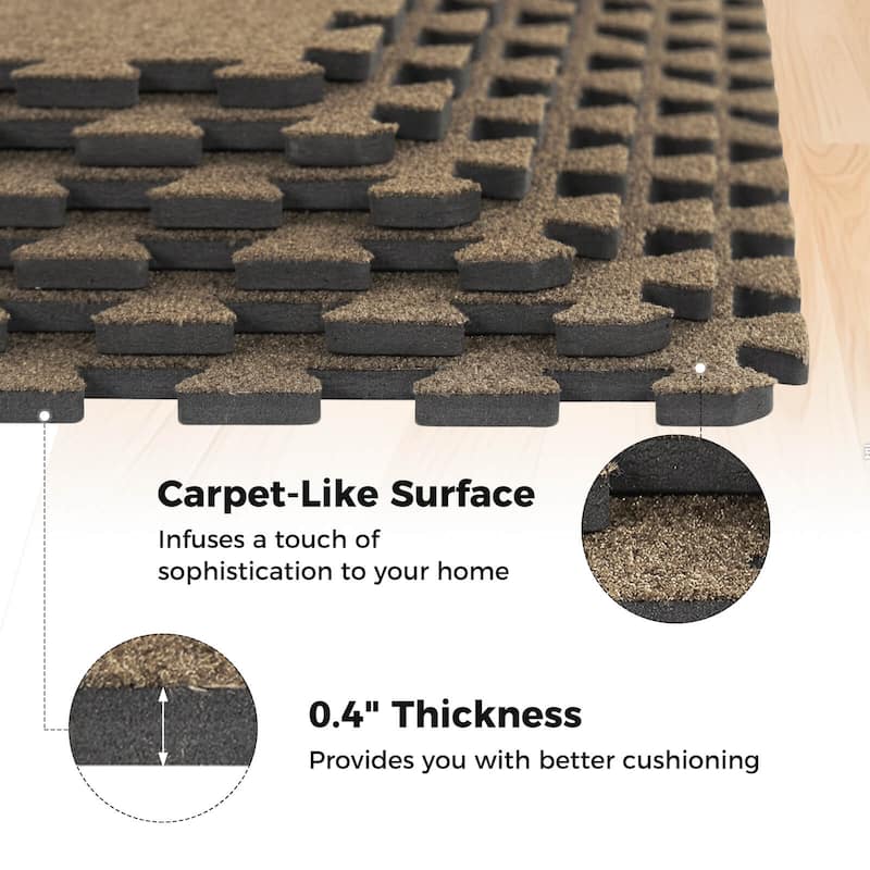 Costway 25/50 Pack-100/200 Sq.Ft. Foam Floor Tiles Interlocking Carpet - See Details