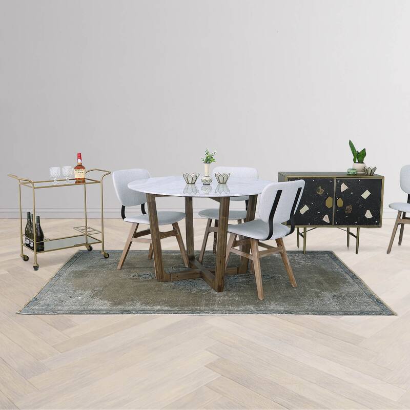 19" Wide Dining Chair, Tweed Haze (Set of 2)