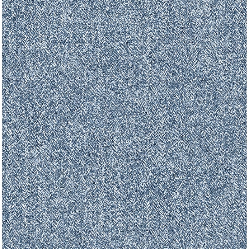 NuWallpaper Ashland Navy Peel and Stick Wallpaper