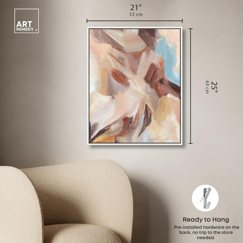 Layers of Colors I Canvas by Art Remedy