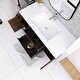 preview thumbnail 7 of 148, Floating Bathroom Vanity with Integrated Resin Top