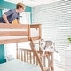 preview thumbnail 22 of 63, Max and Lily Twin over Full Bunk Bed with Trundle Bed