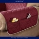 preview thumbnail 20 of 34, Subrtex Armchair Reversible Couch Cover Quilted Slipcover Furniture Protector