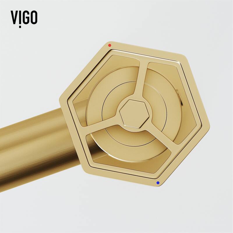 VIGO Ruxton 8" H Single Handle Single Hole Bathroom Faucet