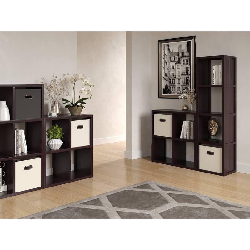 John Louis Home Solid Wood 4 Tall Cube Organizer