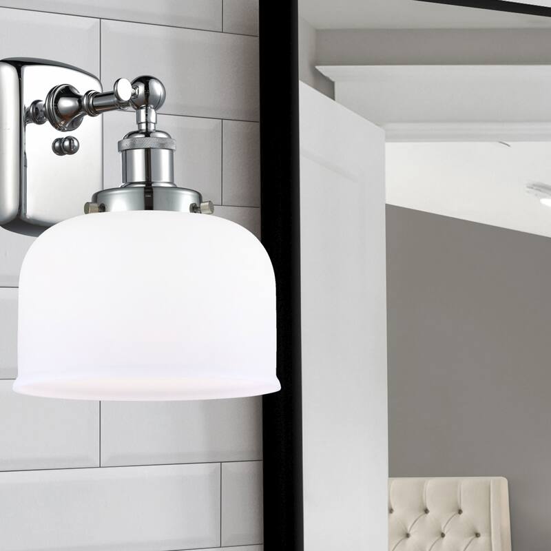 Innovations Lighting Large Bell 8" Wide Bathroom Sconce